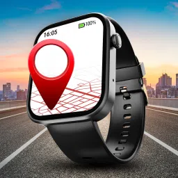 boAt Storm call 3 w/TBT Navigation,Watch Face Studio,1.83''(4.6 cm)HD Display,QR Tray Smartwatch-3