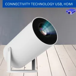 Guggu Mini HD Projector for Home 4KSupport With Built-in App Netflix/Prime/YouTubeG121 (4500 lm / 1 Speaker / Wireless / Remote Controller) Portable Projector-16