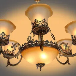 9 LIGHT Jhoomar/ Chandelier/ Hanging Light/ Ceiling Light to décor your Home Chandelier Ceiling Lamp-image-8