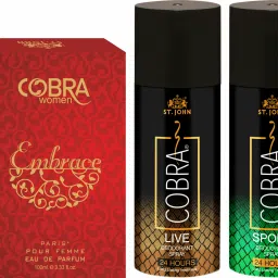 Cobra Deodorant Sport and Cobra Live & Cobra Embrace 100ML-21