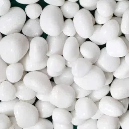 White Pebbles for Decoration Polished Round Marble Pebbles-image-53
