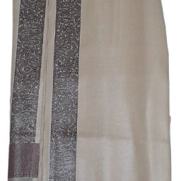 Kashmiri Cashmere, Wool Striped, Solid, Woven Men, Women Shawl-image-91