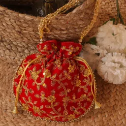 Women Red Potli-image-31