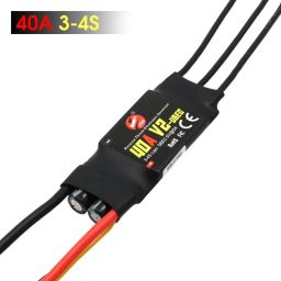ZMR Brushless ESC 40A 50A 80A 100A V2 - 2-4S With BEC/UBEC For Quadcopters & Helicopters Drone Speed Controller RC Quadcopters And HelicoptersZMR Brushless ESC 40A 50A 80A 100A V2 - 2-4S With BEC/UBEC For Quadcopters & Helicopters Drone Speed Controller RC Quadcopters And Helicopters image 1