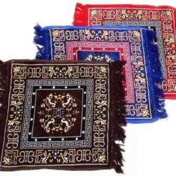 Multicolor Velvet Carpet-23