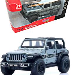 Metal Open Body Metal Thar Wrangler Toy Car 1:32 Die-cast Pull Back (Grey)-picture-28