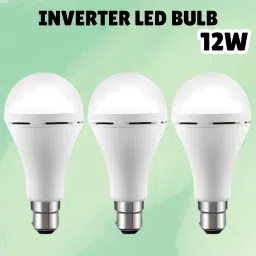 (Emergency Inverter Blub) charging 12W LED Bulb for Extended Lighting_Pack_3D9 4 hrs Bulb Emergency Light-image-78