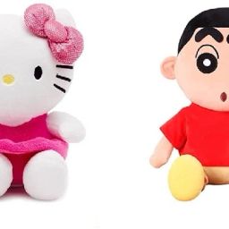 Set of 2 Soft and Huggable Plush Toys Ideal Gift for Children - 30 cm-24