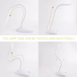 nairo Rechargeable led Touch Study Lamp with Three Brightness Level Study Lamp image 4