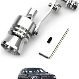 Universal (L)Turbo Sound Whistle Muffler Exhaust Durable For Car/Bike-310 Car Silencer-image-55