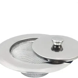 Kitchen Sink Stainless Steel Push Down Strainer-image-22