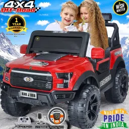 4x4 Driving Car With Remote , Mobile App + Manual Drive Car | 2-8 Year Jeep Battery Operated Ride On-image-63