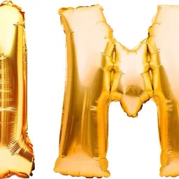 Solid 1 Million Numbers Celebration Solid Golden '1M' Numerical Foil Balloon Letter Balloon-image-28