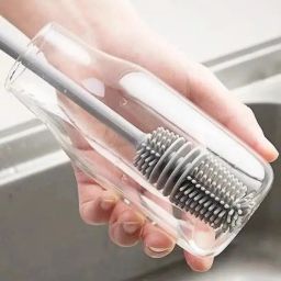Silicone Flexible & Long Bottle Cleaning Brush (Pack of 2)-image-97