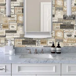Multi-Storage Shelves With Bathroom Mirror-24