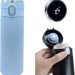 Vacuum Insulated Water Bottle LED Temperature Display S304 Stainless Steel Flask 420 ml Flask-6