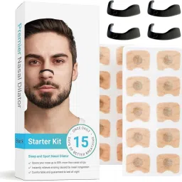 Magnetic Skin Safe Sleep Nasal Strips Anti-snoring Device (Nasal Strip) Anti-snoring Device-24
