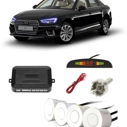 PKNA0004 White Car Reverse Parking Sensor with LED Display 4 Sensor PKNA0004 Parking Sensor-image-81