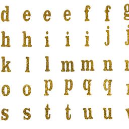 Comet Busters Yellow & White 3D Printed Self Adhesive Alphabet Wall Sticker-33