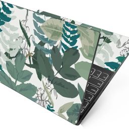 Anweshas Green Painted Leaves Art Full Panel Laptop Skins Upto 15.6 inch - No Residue, Bubble Free - Removable HD Quality Printed Vinyl/Sticker/Cover Self Adhesive Vinyl Laptop Decal 15.6-image-97