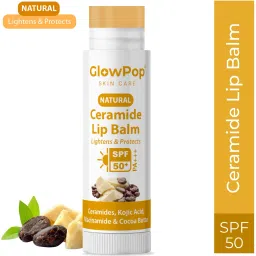 Ceramide Lip Balm with SPF50 PA+++ - Kojic Acid & Niacinamide & Cocoa Butter Natural-14