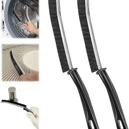 Hard Bristle Crevice Tool for Household Use Multifunctional Dead Corner cleaning Microfibre Wet and Dry Brush-image-2