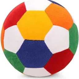 REOMTOYS Multicolur Soft Rattle Fun Ball - Foot Balls for Kids and Babies- 19 cm-47