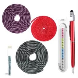 Mukul Protector Data Cable Charging Cord Cover Combo Set of 5 Items Cable Protector Cable Protector-image-18