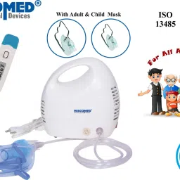 NISCOMED Piston Compressor Handy Nebulizer With Flow Adjuster Nebulizer image 2