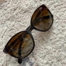 UV Protection, Riding Glasses, Toughened Glass Lens Cat-eye Sunglasses (Free Size)-23