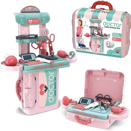 BIGFOLK® 3-in-1 Little Doctor Set with Medical Tools & Suitcase-image-52