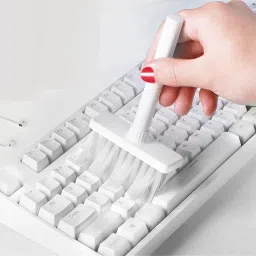 SHREVIIMPEX Cleaning Soft Brush Keyboard Cleaner 5-in-1 MultiFunction Computer Cleaning Tool for Computers, Laptops, Mobiles image 2