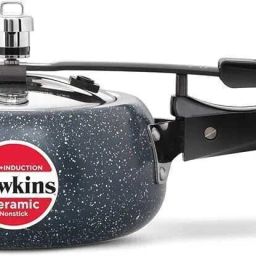 Ceramic Nonstick 2L Pressure Cooker, Induction Inner Lid Cooker,Blue 2 L Induction Bottom Pressure Cooker & Pressure Pan-image-6