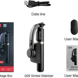 leecy Q08 Gimbal Stabilizer (3-Axis) 3 Axis Gimbal for Mobile, Camera image 3