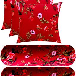 Microfibre Floral Bolster Pack of 5-image-76