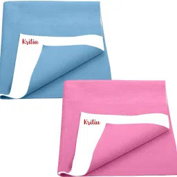 Pack of 2 Baby Dry Sheet Mattress Bed Protector Reusable Sheet for Kids, Infant-image-8