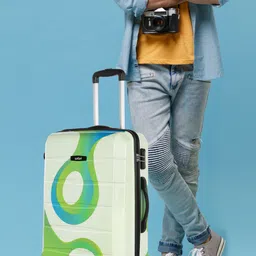 Safari Tiffany Printed Poly Carbonate Small Hard Trolley Bag - 55 cm-44