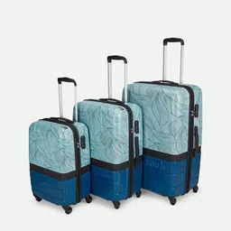 ZOUK Calangute Tides Raahi 3-Pcs Textured Trolley Bag-20
