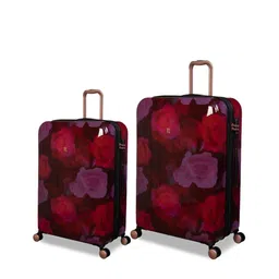 IT luggage Set of 2 Rose Design Hard-Sided Large Trolley Bag-12