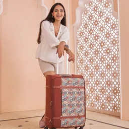 ZOUK Jammu Kaleen Saira Trolley Bag (Medium)-80