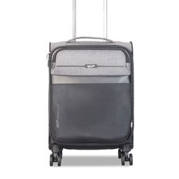 VIP Black Color Blocked Trolley Bag-51