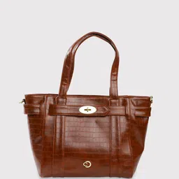 Caprese Leather Shopper Handheld Bag-image-50