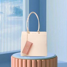 Caprese Structured Handheld Bag With Pouch-2