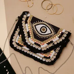 Swisni Embellished Structured Handheld Bag-picture-48