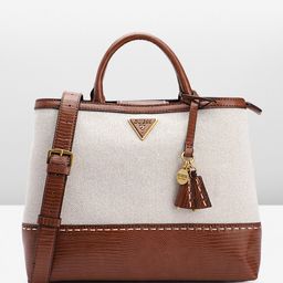 GUESS Colourblocked Structured Handheld Bag-image-81