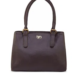 Bagsy Malone Women Textured PU Structured Handheld Bag-28