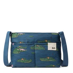 DailyObjects Printed Structured Sling Bag With Quilted-18