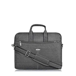 LOREM Unisex Grey Textured Laptop Bag-23