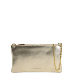 Fastrack Gold-Toned Structured Sling Bag-15