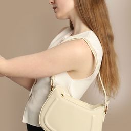 MINI WESST Women Solid Structured Shoulder Bag-image-20